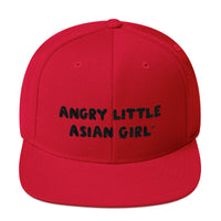 Angry Little Asian Girl Snapback Hat