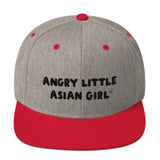 Angry Little Asian Girl Snapback Hat