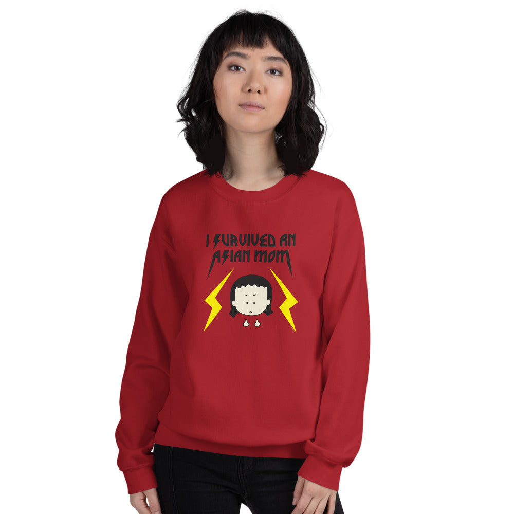 "I Survived An Asian Mom" Unisex Sweatshirt