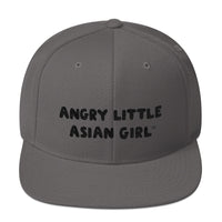 Angry Little Asian Girl Snapback Hat