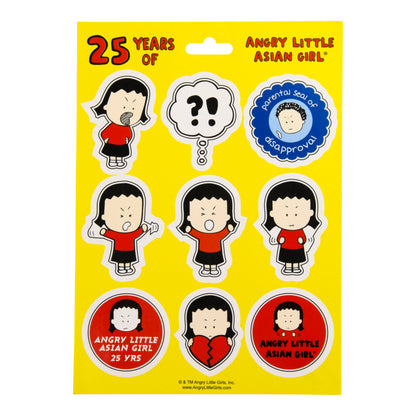 Sticker sheet pack ALAG 25 years