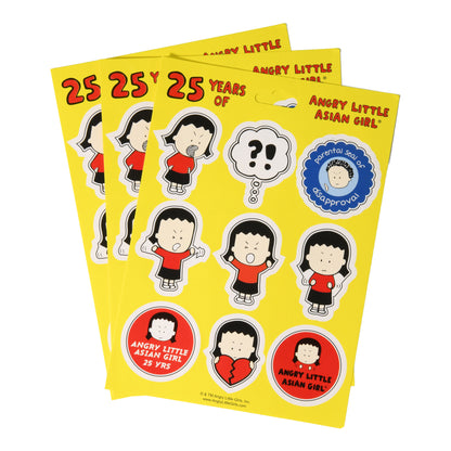 Sticker sheet pack ALAG 25 years