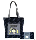 Tote Bag and Wallet Set "I survived an Asian mom"