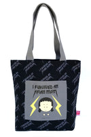 Tote Bag and Wallet Set "I survived an Asian mom"