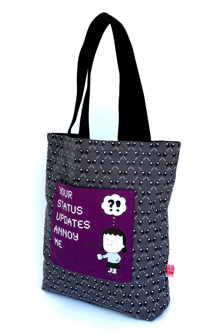 "Your Status Updates Annoy Me" Tote Bag and Wallet Set