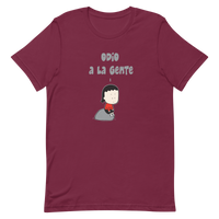 Odio a la gente short-sleeve unisex t-shirt