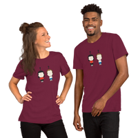 Angry & Confused; Kim and Bruce - Short-Sleeve Unisex T-Shirt